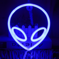 Placa Neon Alien